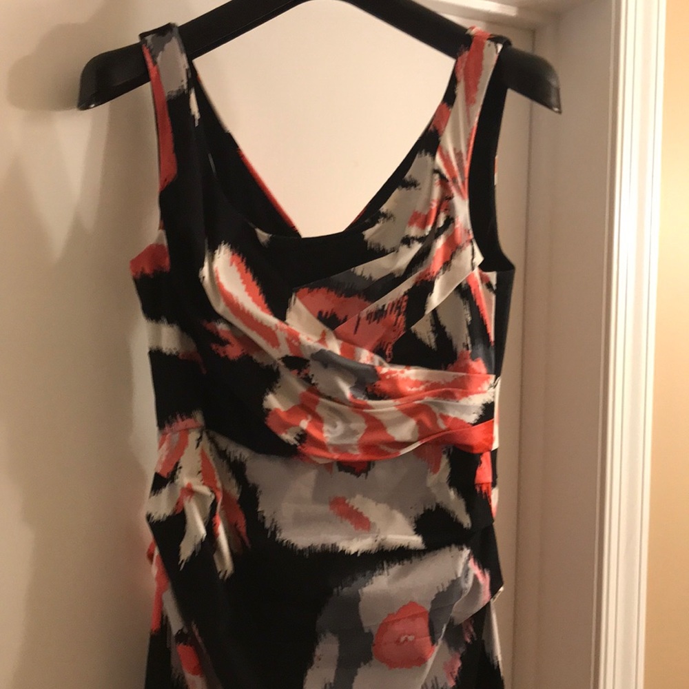 Stunning pink/grey floral dress